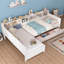 Lit simple pour 2 personnes, structure en L pour lit simple avec rangement à 3 tiroirs-1277069120