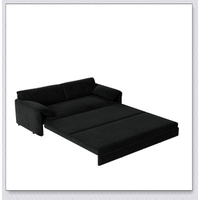 Versatile 3-in-1 Sofa Bed with Side Storage for Various Spaces, Perfect for Modern and Functional Living.