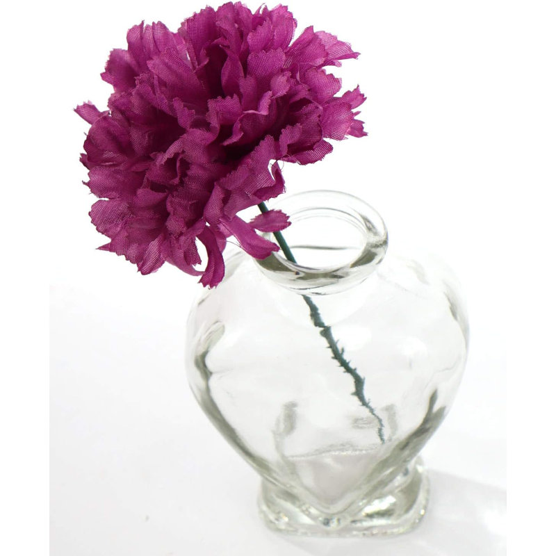 Pot de fleurs en soie, Mauve