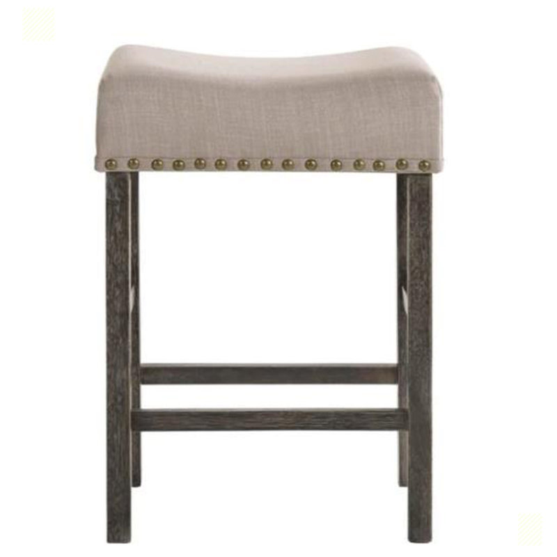 Tabouret de comptoir 26,24 po Boltri, Beige