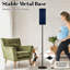 Lampe sur pied moderne bleu marine foncé abstrait à intensité variable avec télécommande et pédale abat-jour abat-jour haut mât pour salon chambre bureau