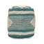 Pouf cylindrique en tissu fabriqué à la main Diamond, confortable et polyvalent pour des sièges supplémentaires et une utilisation décorative-147986163