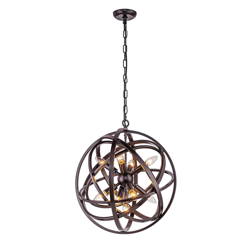 9 - Light LED Chandelier