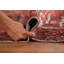 Tapis traditionnel rétro médaillon rouge 9 x 12