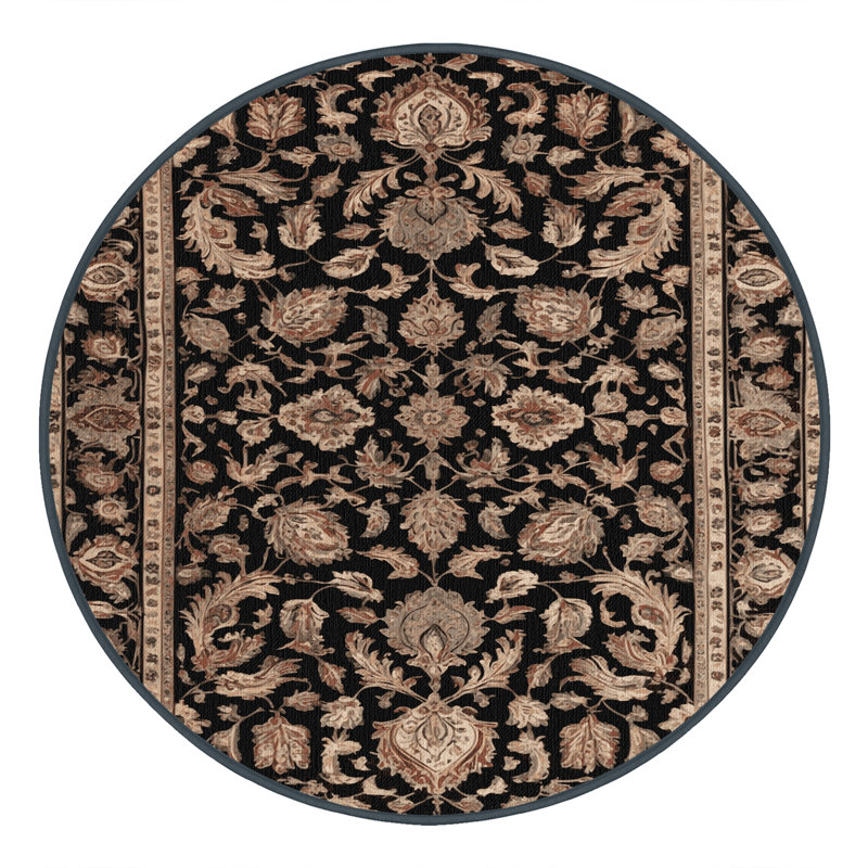 Tapis brun lavable à la machine