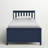 Solid Wood Platform Bed with Slat Headboard -49818235-27507297