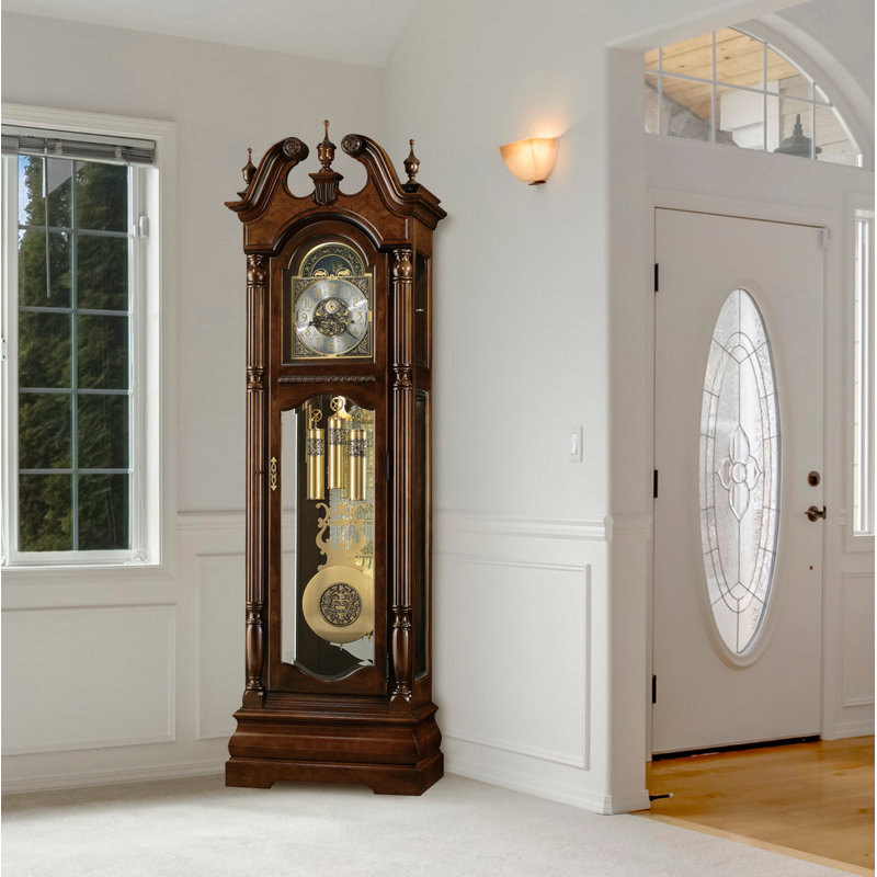 230.5cm Solid + Manufactured Wood Grandfather Clock