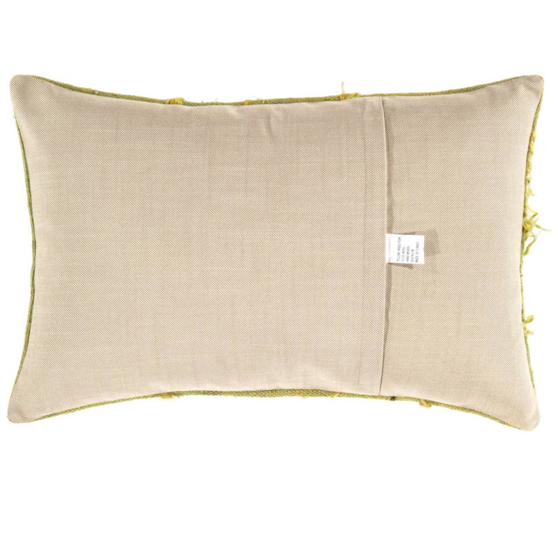 Coussin tulu turc des années 1980 15 po x 23 po