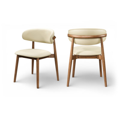 Leesa Vegan Leather Upholstered Dining Chair