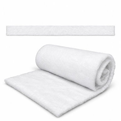 Rouleau de neige blanche décorative Village de Noël (L 96,9 po x l 14,5 po)