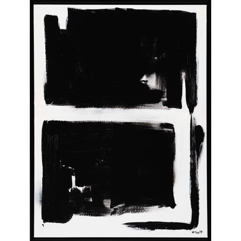 Black And White 1 Print by Scott, H.