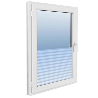 Window Film Frosted Stripes Design PVC