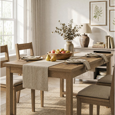 63" Wood Dining Table