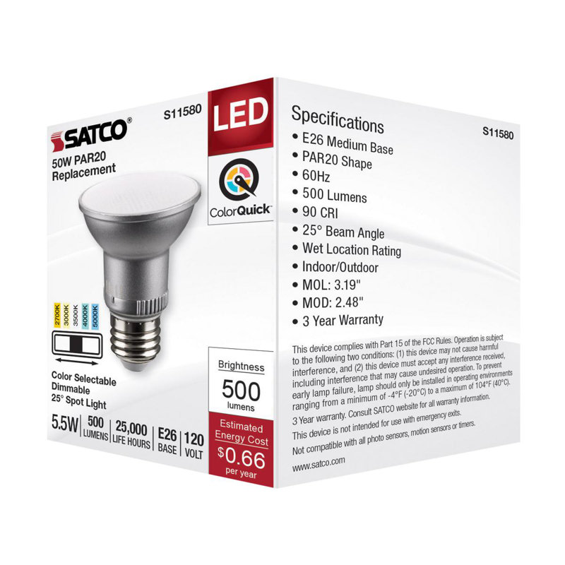 5.5 Watt Gray LED Bulb