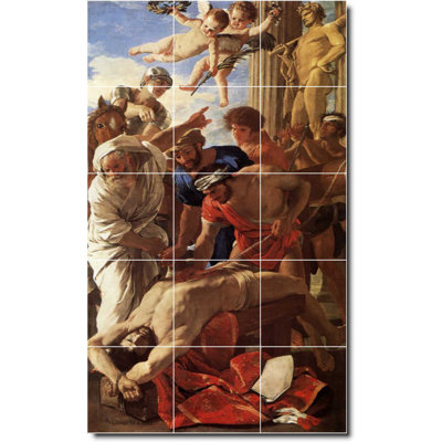 Carreau de céramique décorative 36 po x 60 po 12 po x 12 po