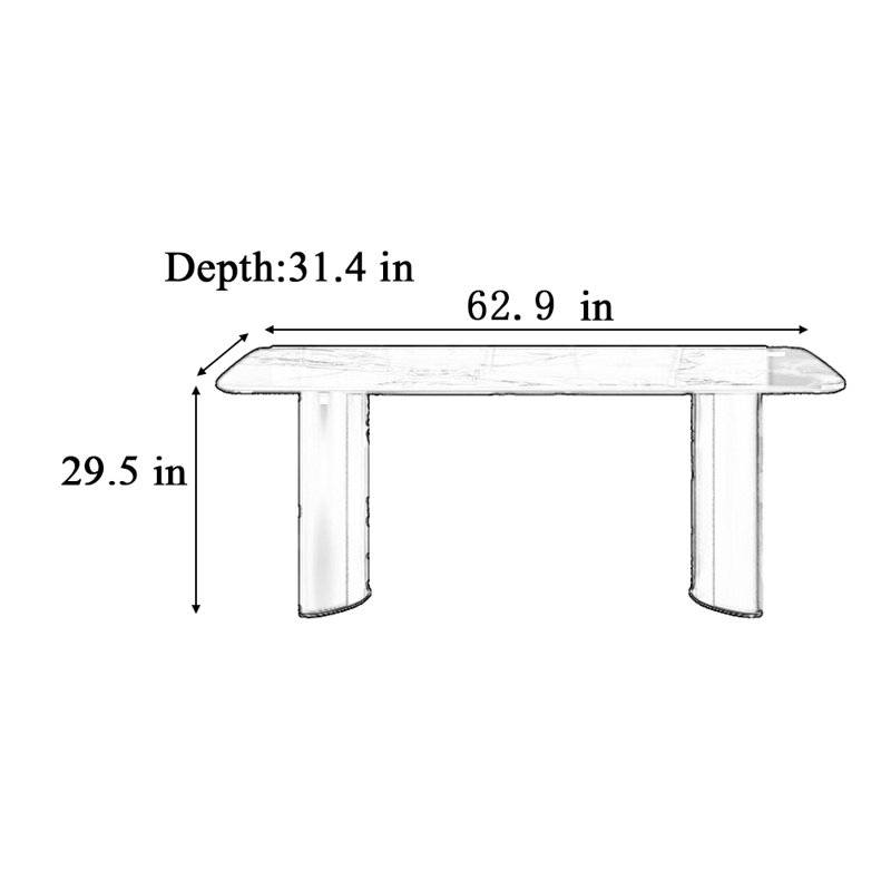 Dulse, 29.5"H x 62.9"L x 31.4"W