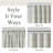  100% Blackout Plaid Curtains for Bedroom, Rod Pocket & Back Tab Brighton Windowpane Pattern Window Treatments for Living Room, 2 Panels-861987965-861987953