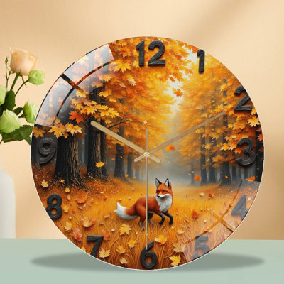 Horloge murale Fox 12 po