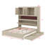 Full-Size Timber Platform Bed, Features Built-In USB Ports, Storage Headboard, And Underbed Drawers-1973633141