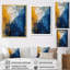 Expressions intuitives bleues et jaunes I - Décoration murale abstraite-1280449907-1280449909