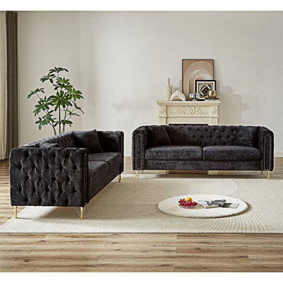 Ensemble de canapé capitonné Modern
