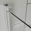 Portes de douche pivotantes, porte de douche battante pliante sans cadre l 30 po x H 72 po, verre trempé transparent de 1/4 po (6 mm), quincaillerie à finition chromée, installation réversible