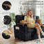 Canapé-lit 46 po escamotable pliant, petit canapé-lit convertible avec table d'appoint et port USB latéral-472535118
