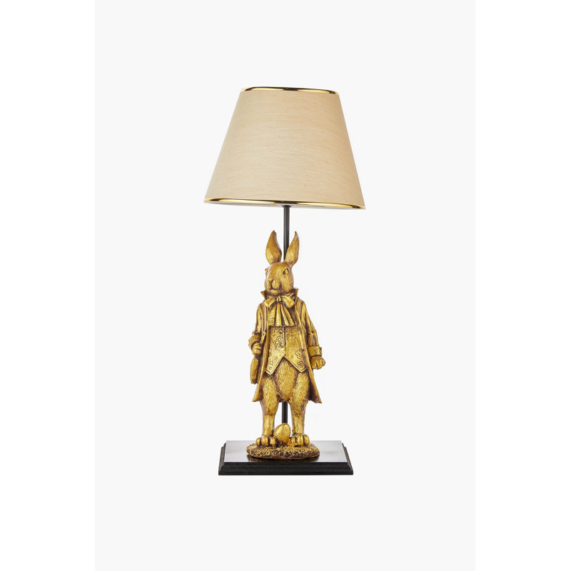 Lampe de table, Or, Beige