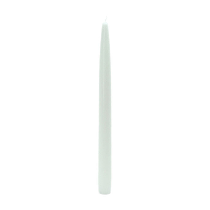 Unscented Taper Candle, 6" H, White