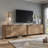 63''Sideboard Buffet Cabinet With Adjustable Shelves, Wood Credenza Storage Cabinets For Dining Room, Living Room, Entryway-330382449