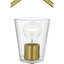 Plafonnier semi-encastré en verre Kyeler-88596933