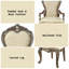 Ensemble de 2 chaises avec accoudoirs Latisha