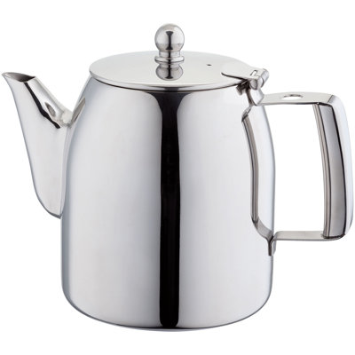 Stellar Traditional 0ml Stainless Steel Solid Colour Teapot