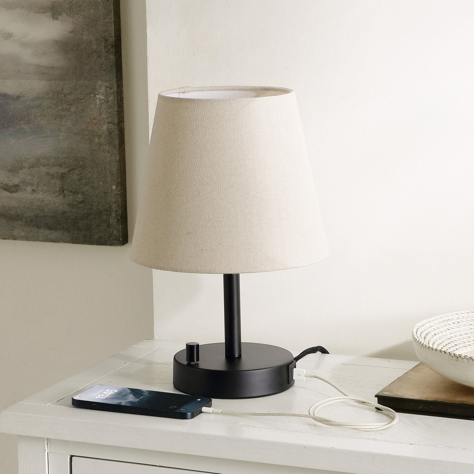 Daina Metal USB Desk Lamp