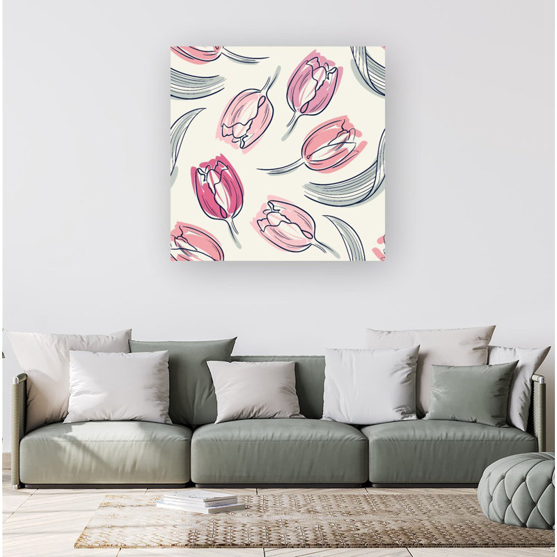 Tulips - Wrapped Canvas Print