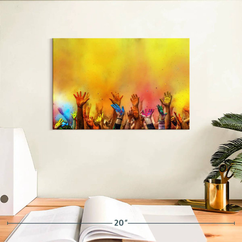 Holi fête des indous, H 8 po x l 12 po