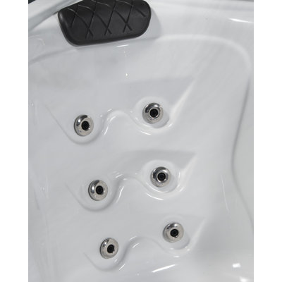 Edgewater® 5-6 Person 28-Jet Lounger Plug and Play Hot Tub with Ozonator and LED Lighting