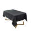 Marina Decoration Jacquard Waterproof Thick Elegant Premium Damask Branch Scroll Decorative Home Kitchen Table Cloth Liquid Repellent and Stain Resistant Tablecloth, Black Colour Oblong 52 x 70 Inch-36102804-36102813