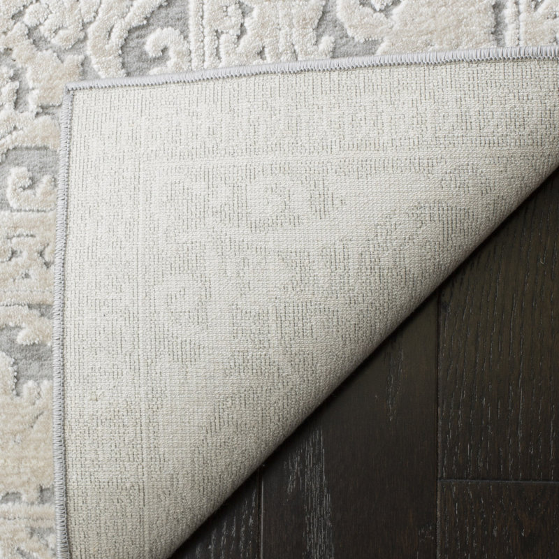 Espinal Area Rug, Light Grey/Ivory, Rectangle 155 x 229 cm
