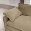 Corduroy In Tan, With Extra Comfortable Seat Cushions And 4 Pillows Tan For Living Rooms, Pillows, Enhancing Interior Design
