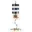 Lampe de table Corbin au design classique noir et blanc