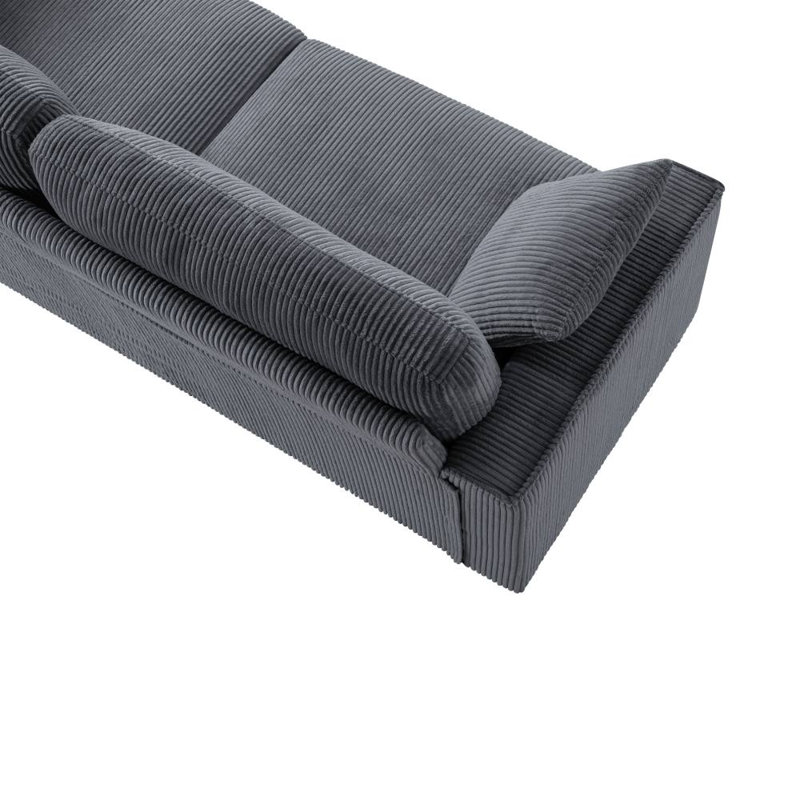 2-Seater Couch (Gray)
