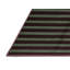 Tapis brun à rayures horizontales lavable à la machine-332102784