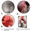 «Red Black Iris Petal II», reproduction sur toile-952299318-952299319