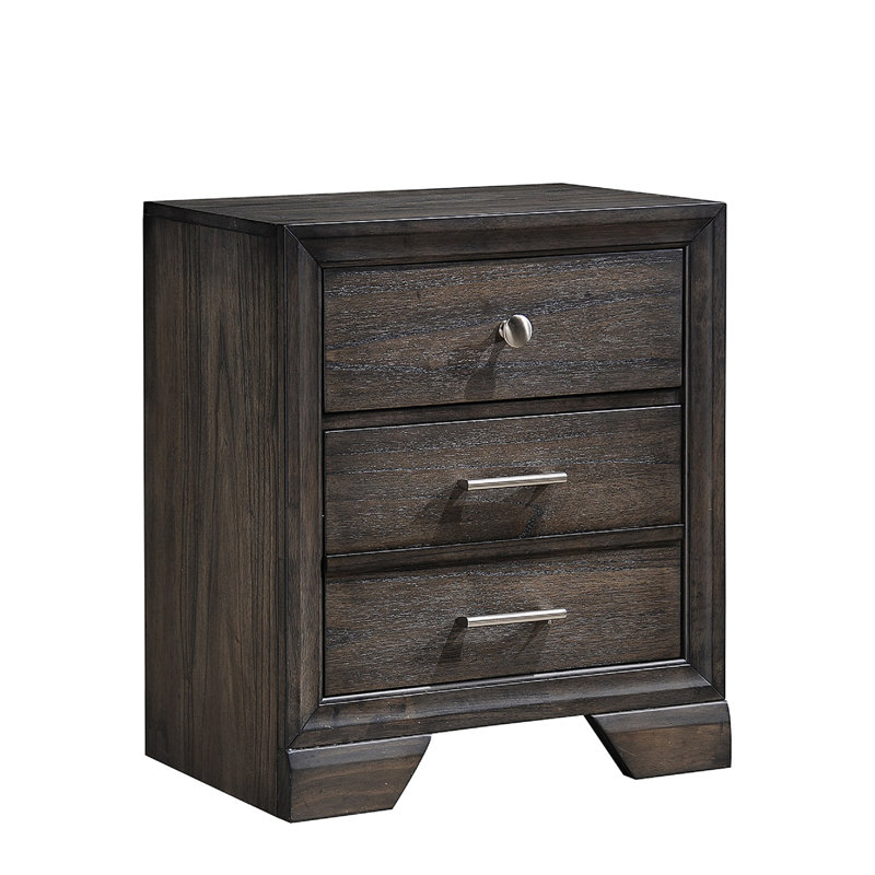 Table de chevet 2 tiroirs 1pc