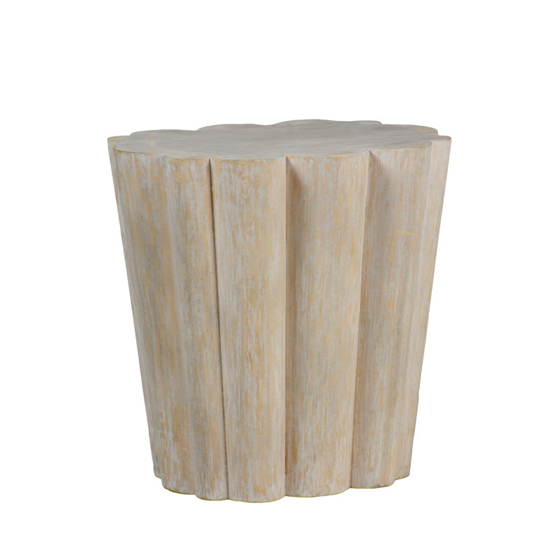 Bree Block Resin End Table