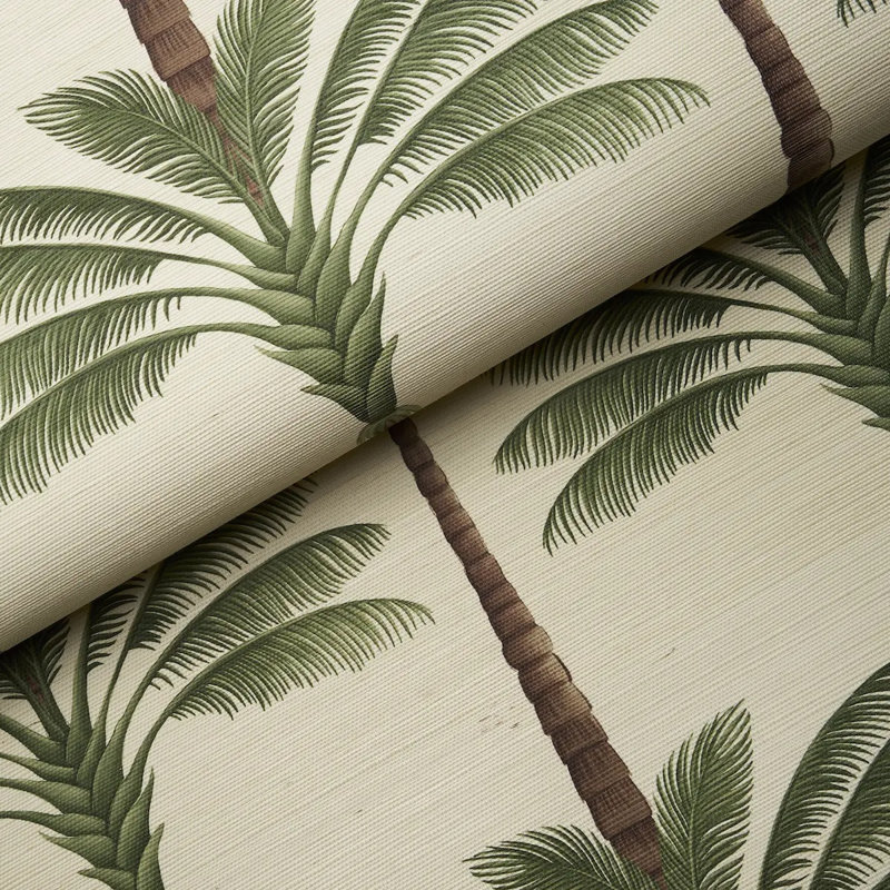 Hansen Embroidery Fabric, Brown/ Neutral
