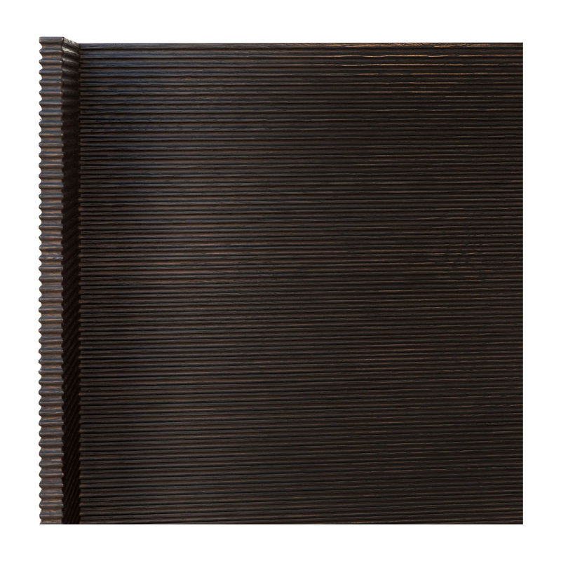 Solid Wood Panel Bed, Queen