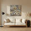 Biomorphic Abstraction 23, art mural gris en métal-1030529101