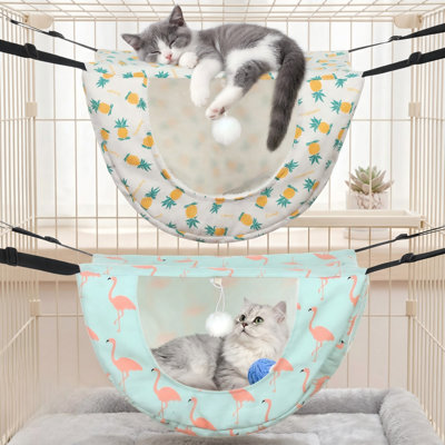 5-in-1 Outdoor Cat Tent with Tunnels, Includes Cat Harness & Leash, Wand Toy & 3 Feather Toys, Catio Playpen for Indoor Cats